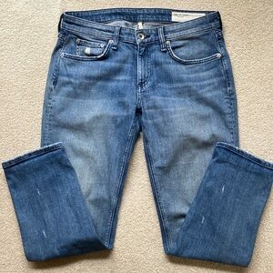 rag & bone Dre Low-Rise Slim Boyfriend Jeans in Star City